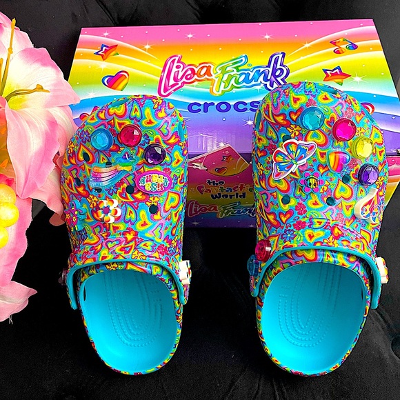 LISA FRANK CROCS 💗💛💜🧡💚💙❤️ - Picture 4 of 11